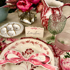 Pink Bow Table Accent - Set of 12