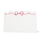 Pink Bow Place Card - Pack of 12