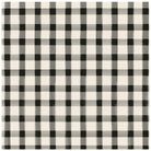 Black Check Cocktail Napkins - Pack of 20