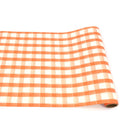 Orange Gingham Table Runner