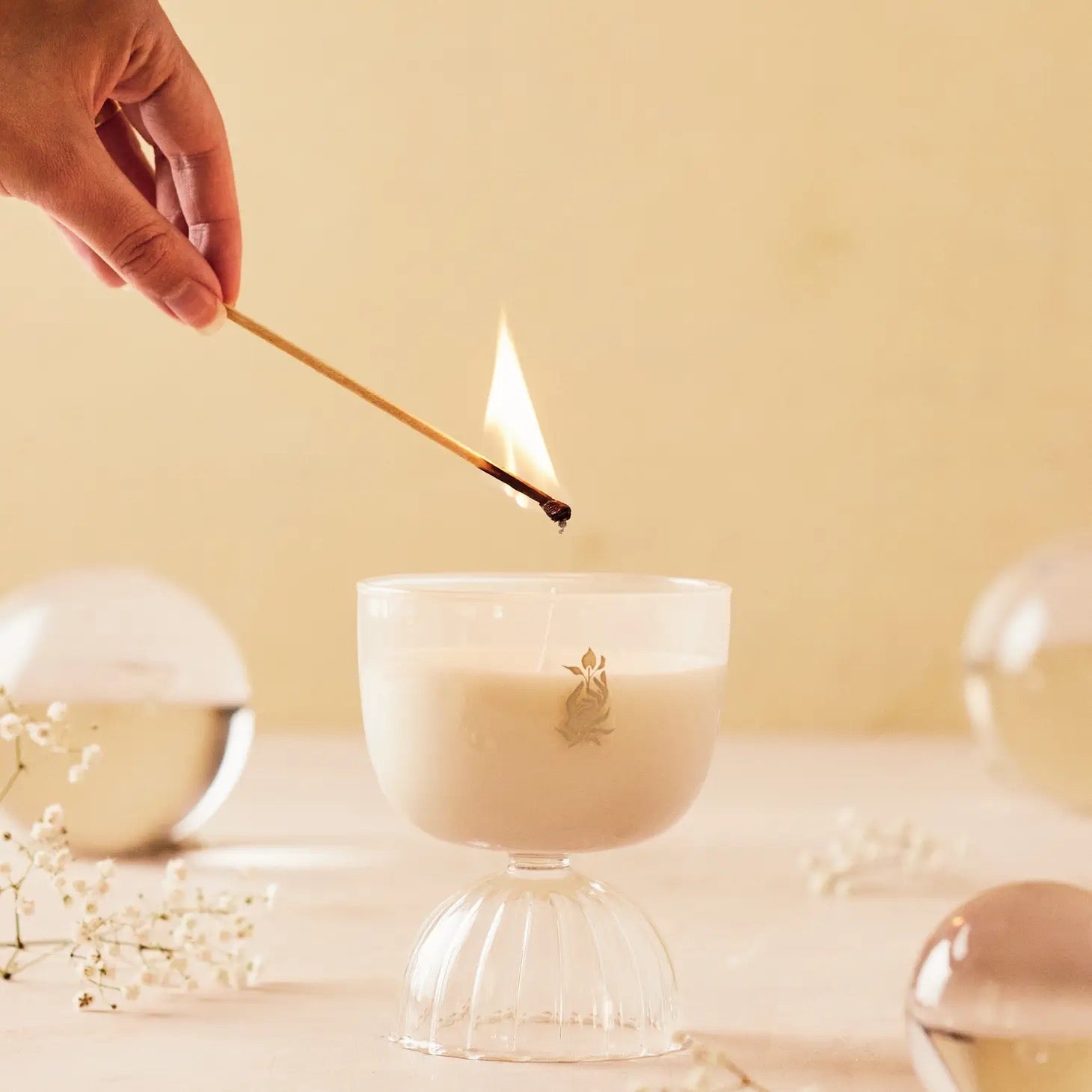 Coupe Prosecco Candle