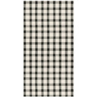 Black and White Gingham Paper Napkins